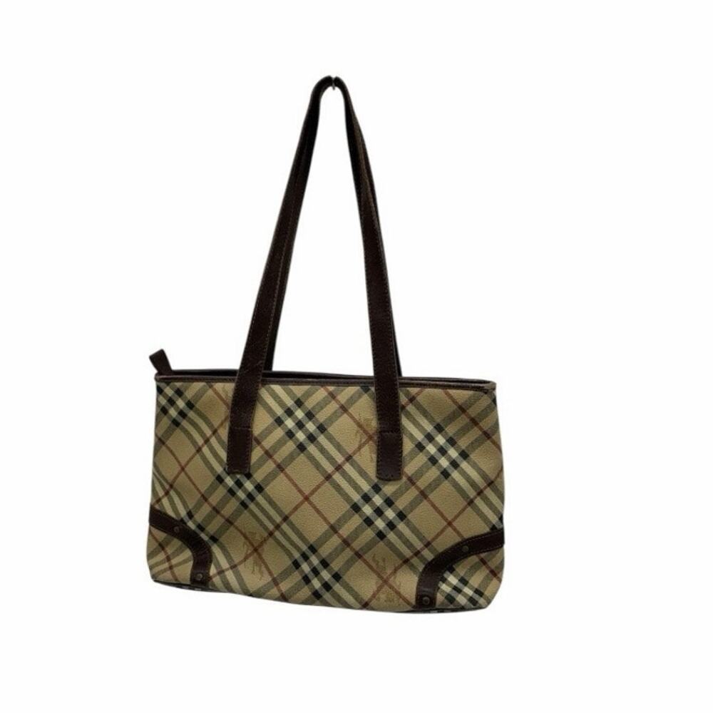 Burberry Haymarket Equestrian Knight Tote AUTHENTIC - Picture 2 of 9